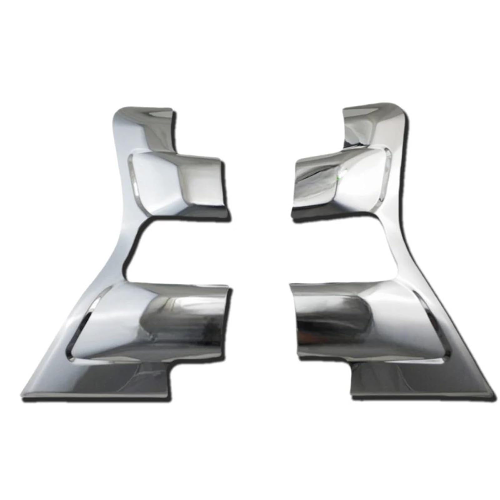 Funda luz trasera Para Toyota Para Land Cruiser Para Prado Fj150 2015 2016 2017 Cubierta Lámpara Trasera Coche Plateada cubiertas luz trasera coche