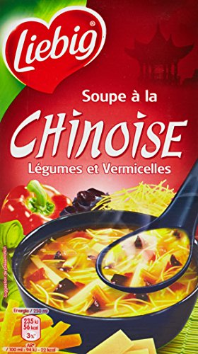 Soupe Velouté Légumes Vermicelles Champignons Noirs 100% Ingrédients Naturels Liebig La Brique De 1 - vue 2