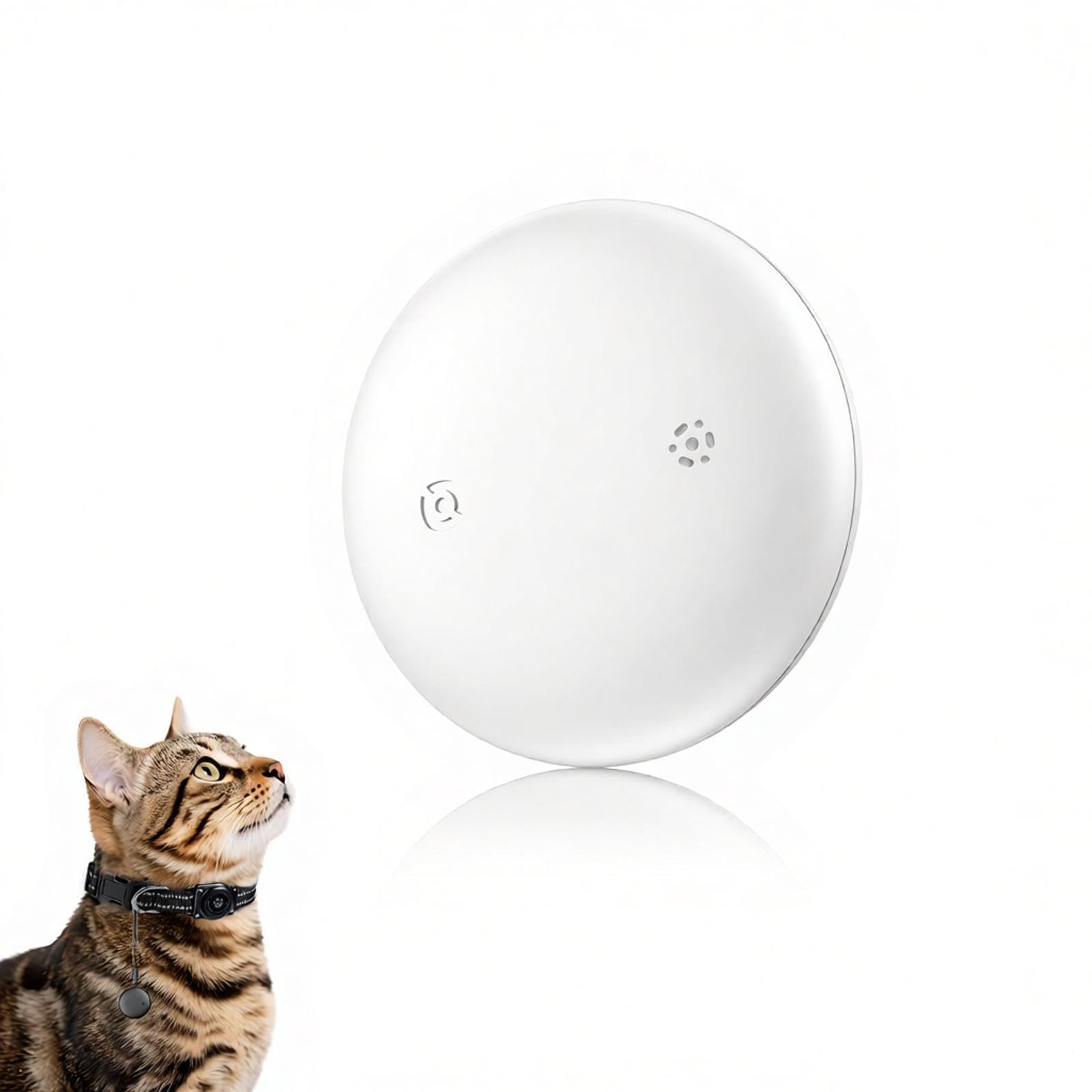 GPS Tracker for Dogs, Mini GPS Cat Tracker, Smart Pet Activity Tracker (iOS Only), No Monthly Fee, Compatible with Apple Find My, Anti-Lost, Finder Tag