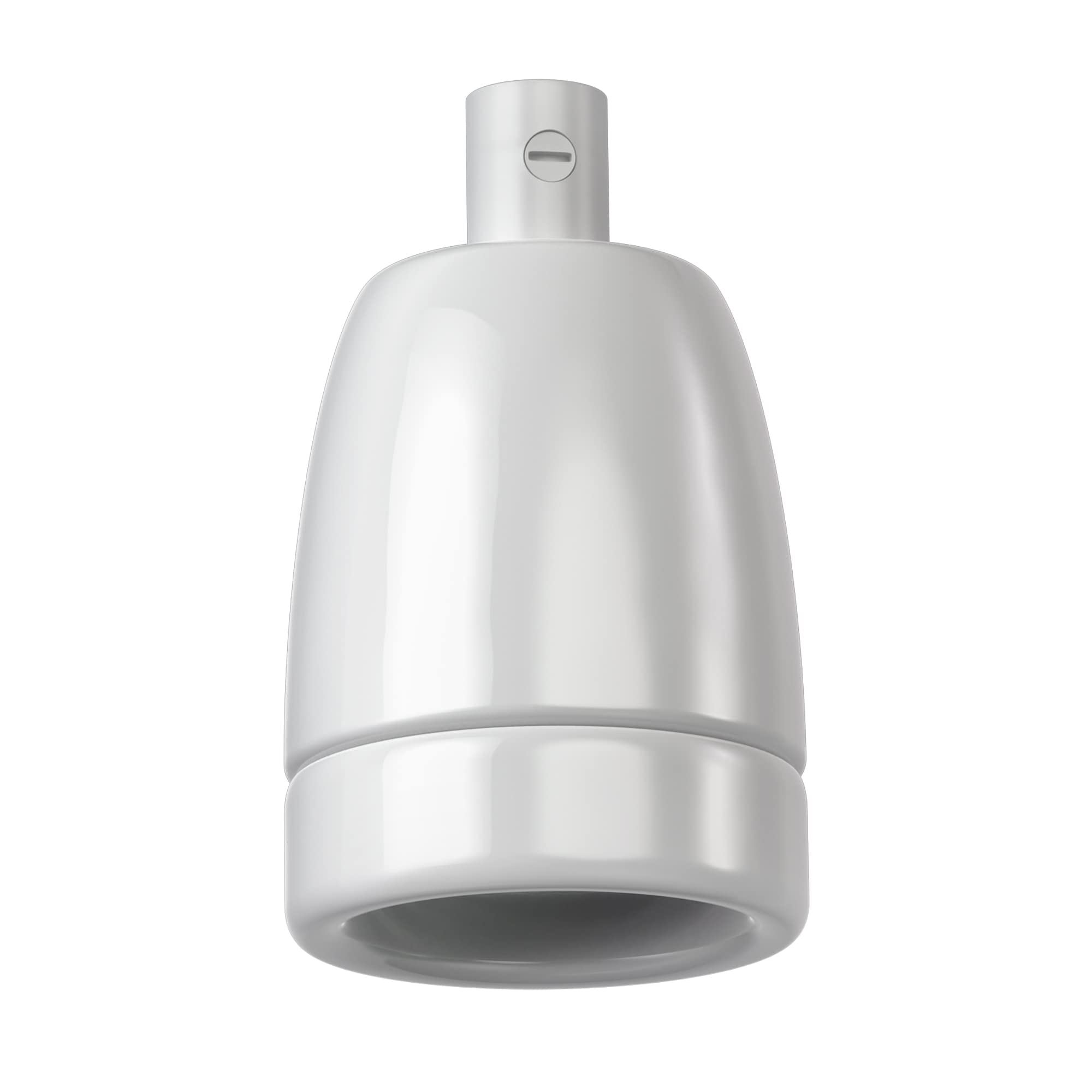ledscom.de E27 Socket, Porcelain, White, 230V AC, max. 300W