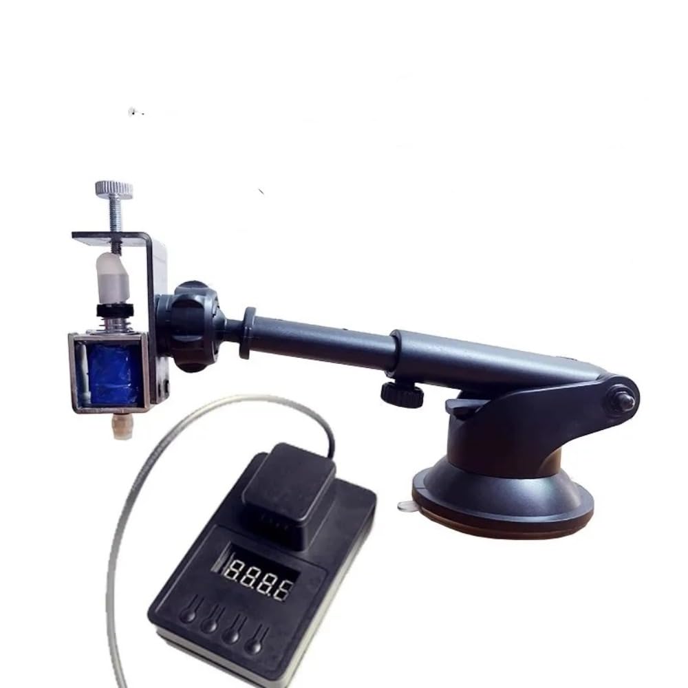 Pulsador de teclado físico automático con clicker y ratón, velocidad ajustable programable, herramienta de clic manos libres para asistencia al juego (1-999s fijo)