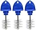 Bev Rite CB45X3 Faucet Hygiene Plug Brush (3 Pack), Small, Blue