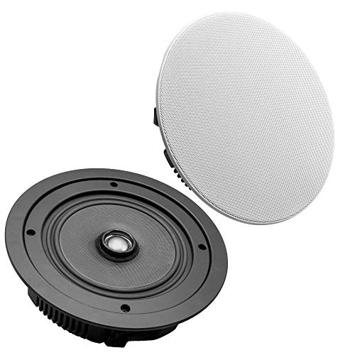 wet sounds Venue Series 6.5” Shallow Mount Ceiling Speakers, Pair (Renewed)
