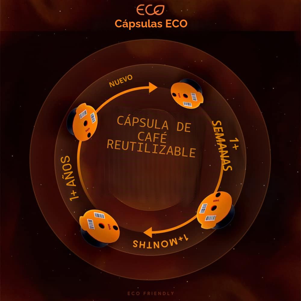 Tassimo - Cápsulas recargables de 60 + 180 ml + tapas de silicona adicionales de 200 + 220 ml, cápsulas de café reutilizables para máquina Tassimo, cápsulas Tassimo reutilizables con un prensador de