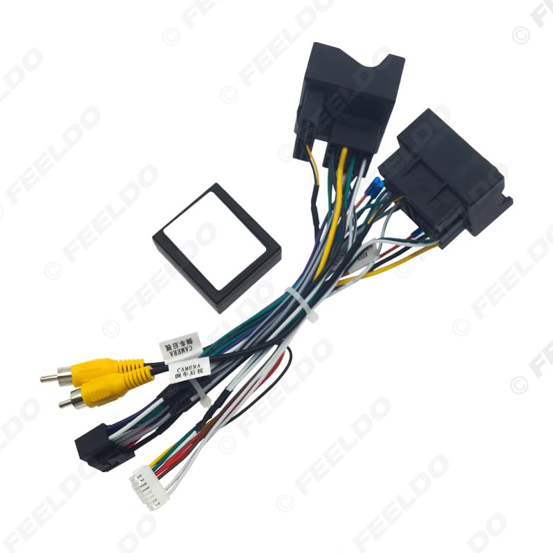 Car for Audio Wiring Harness for Volkswagen Golf 7 (MPQ) 2012+ Aftermarket 16pin CD/DVD Stereo Installation Wire Adapter - (Color Name: AB)