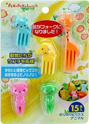Bento Decoration - Food Picks (Animal) 15pcs by Pakopako Lunch