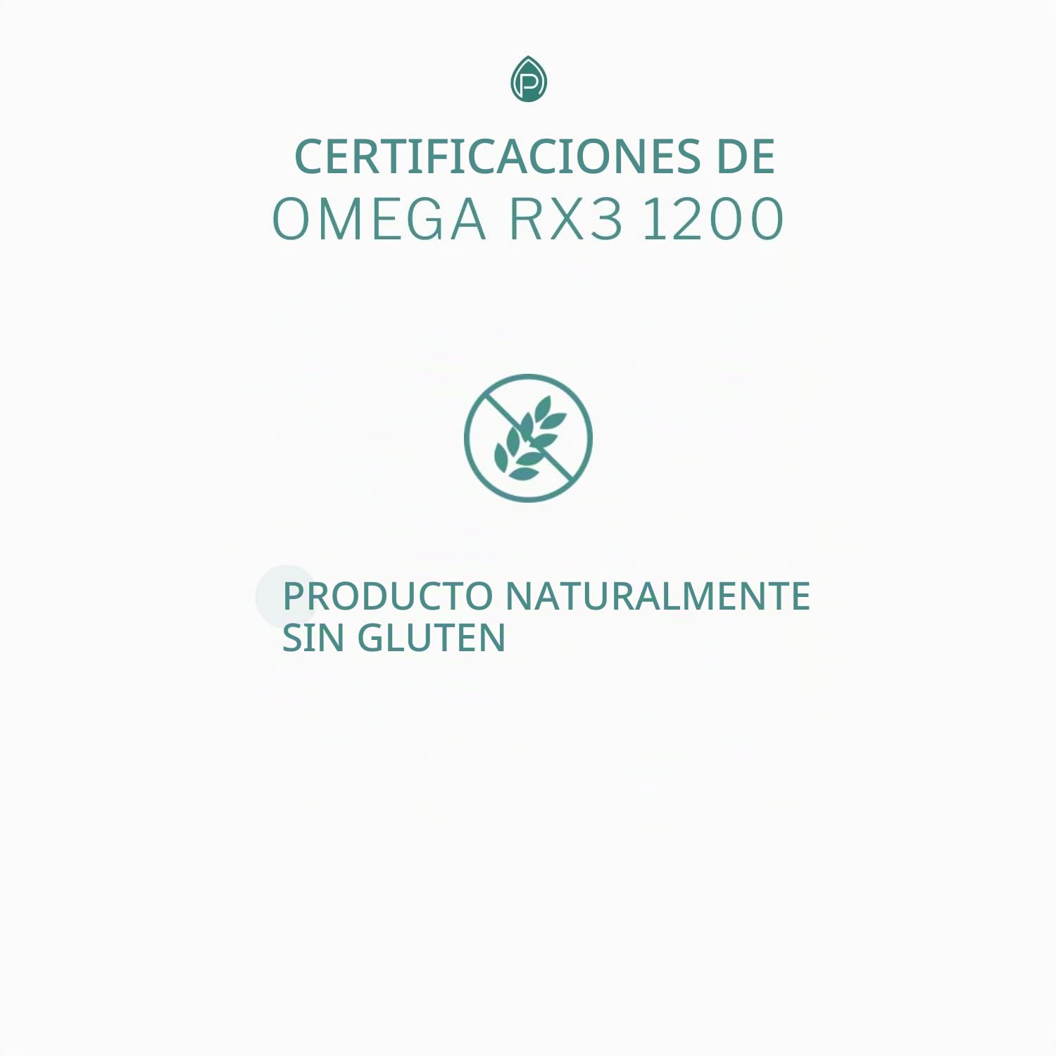 Omega RX3 1200 - Complemento alimenticio - A base de Omega 3 - Aporta energía al organismo - 300 perlas