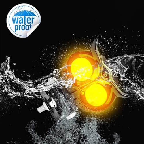 Image of 40W OWL Shape LED Fog Light | Dual Color Yellow & White | Low & High Beam | Universal Fit for Car & Motorcycle | Stylish Projector Lamp Design