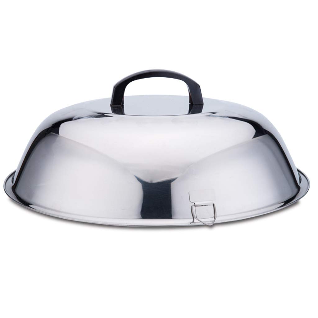 Coperchio,Coperchio in Vetro/Inox/Alluminio,Coperchi per pentole Coperchio per padella in acciaio inossidabile Coperchio per wok in vetro temperato Coperchi di ricambio per pentole di grandi