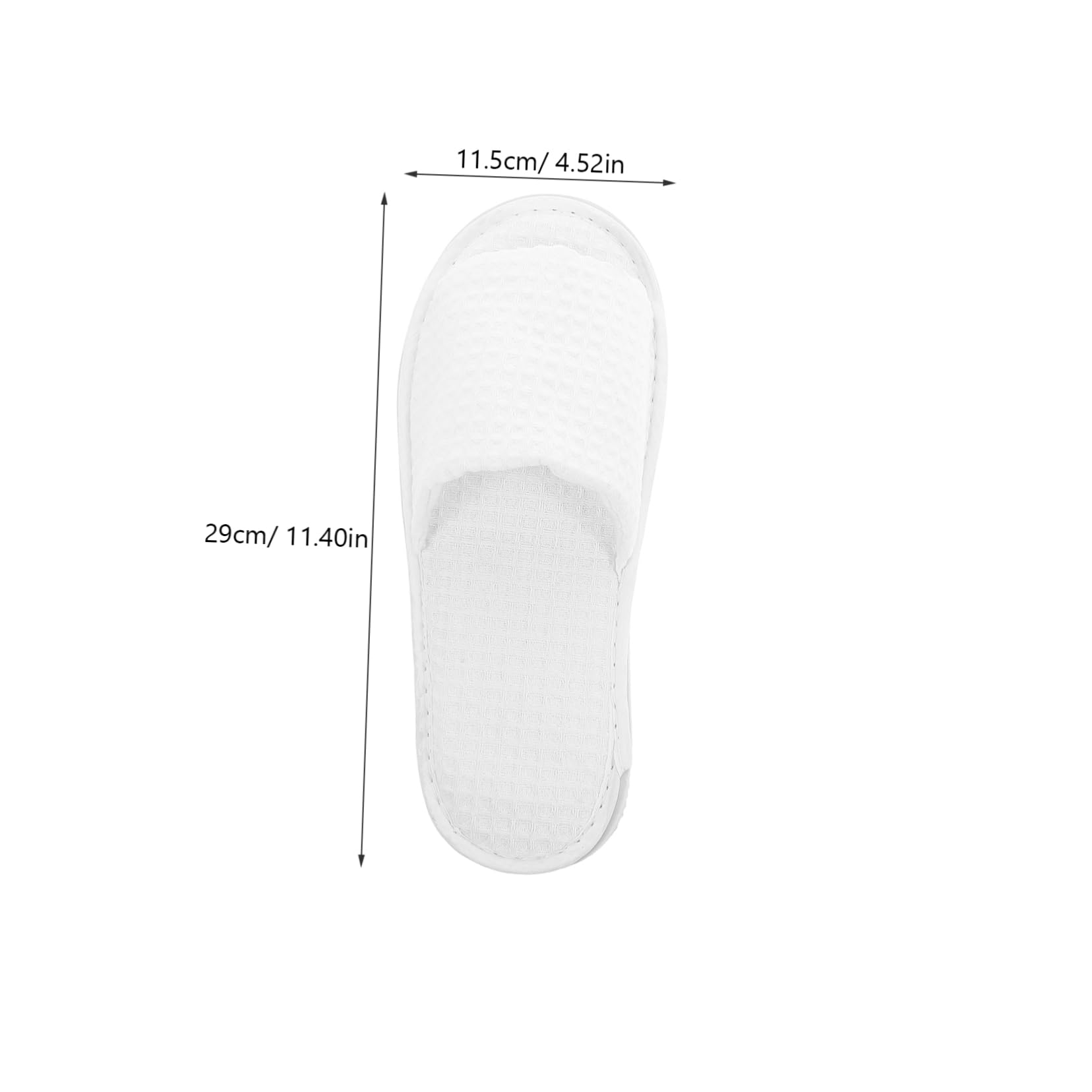 Ipetboom Reusable Open Toe Slippers for Guests Comfortable Cloth Spa Slippers Elegant Indoor Footwear for Hotels and Home Machine Washable Design