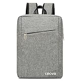 CROVA Laptop Backpack Laptops Travel Business Computer Bag Men Women Fits 15.6 Inch