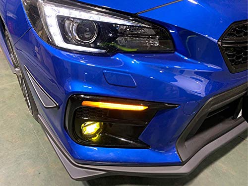 Luces LED diurnas dinámicas secuenciales para Subaru WRX 2018-21 miniatura 6