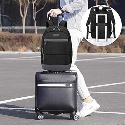 Landici Travel Laptop Backpack,Business Backpack Computer Bag With Laptop Compartment,Waterproof Commuter Back Pack Bookbag For School College Work For Men Women Fits 14-15.6 Inch Notebook,Black #TOP5