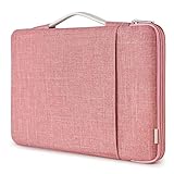 Más espacio: además del compartimento principal, la funda tiene un bolsillo frontal con cremallera perfecto para adaptadores, cables, ratones y otros accesorios