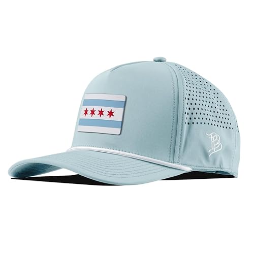 Branded Bills Chicago Flag Sky Blue 5-Panel Hat for Men | Baseball Cap