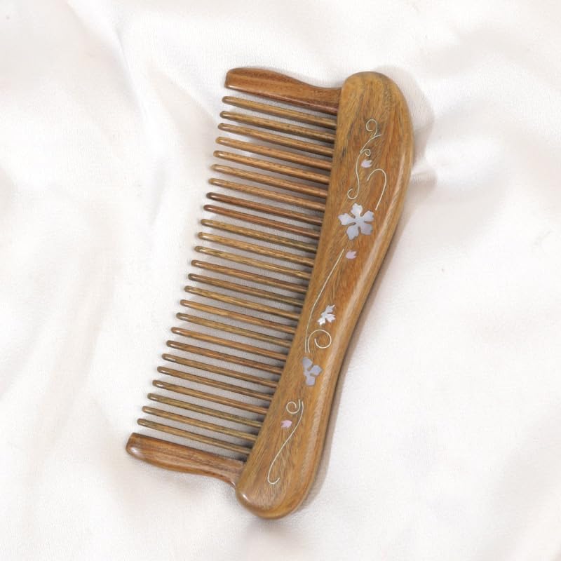 Log Wooden Comb Portable Household Hair Drying Women's