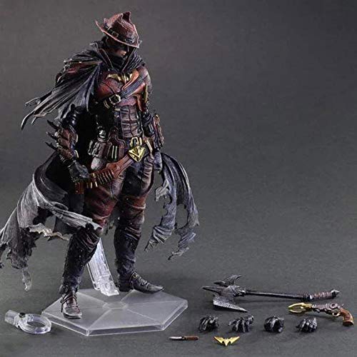 CHANG DC PA Western Cowboy Batman Red Model Modello Model Giocattoli per Bambini Bambini,OneSize