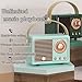 Retro Bluetooth Speaker,Wireless Bluetooth Speaker,Cute Old Fashion Style for Kitchen Bedroom Office Party Outdoor Kawaii Wireless Speaker,U-Disk/TFCard/AUX/Android/iOS Devices (Green, 5 inches)