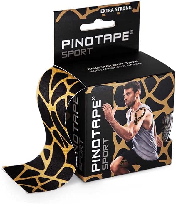 Pinotape Sport Kinesiologisches Tape 5 cm x 5 Meter Savannah 5er Pack