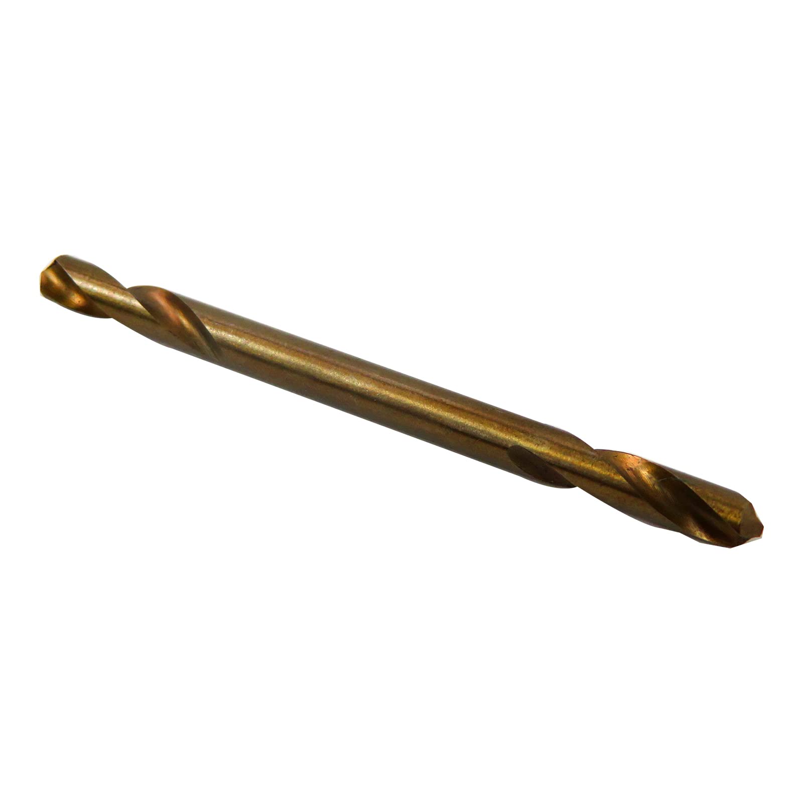 HSS Cobalt Drill Bit Set Double End 1/8 Inch 10Pcs M35 Short Stubby Body Drill Steel Metal - GRABOTE