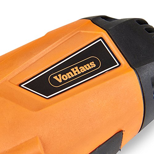 VonHaus Impact Wrench Set, 1/2-inch Drive with Hog Ring Anvil and Carry Case - 290ft-lbs Torque - 8.5 Amp