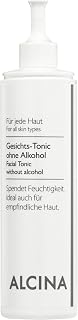 ALCINA Facial Tonic, Without Alcohol - 1 x 200 ml - Each Skin - Gently Cleans And Moisturizes - Perfect Cleansing Even On Sensitive Skin - With Extracts From The Cactus Fig