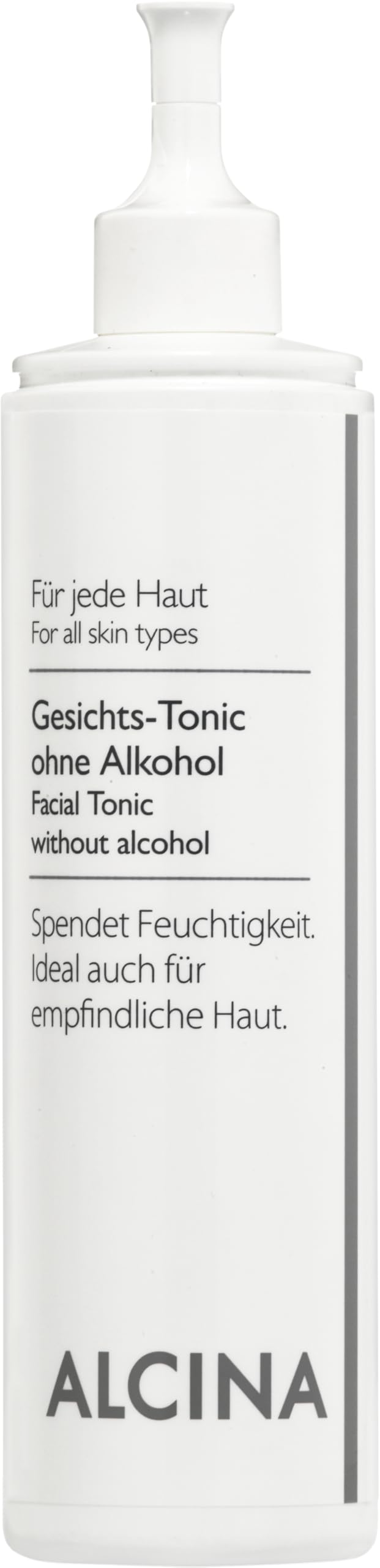 ALCINA Alcohol Free Face Tonic – 1 x 200 ml – Any Skin – Cleans Mild & Moisturises – Ideal Post-Cleansing Even for Sensitive Skin – With Extracts from Cactus Pear