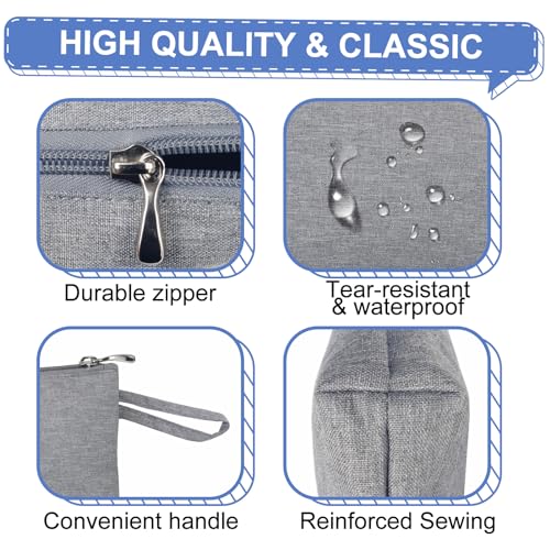 Gloppie Cosmetic Bags Make up Bag Small Makeup Bag for Handbag Waterproof Cosmetics Bag Makeup Pouch Purse Case Toiletry Organizer Storage Beauty Stitch Bag - Image 3