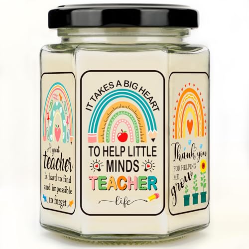Lavender Scented Candle 8oz Jar for Teacher Gifts
