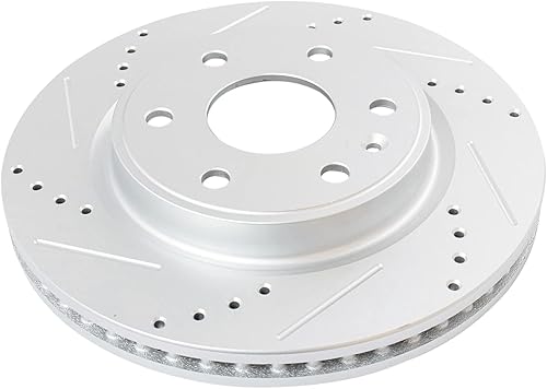 Miniatura 6 de TRQ Kit de rotor de freno y recubierto y pastillas de cerámica con productos químicos