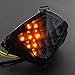 Super Bright 19 Motocycle LED Rear Running Turn Signal Tail Light Integrated Taillight Fit For Yamaha YZF R1 2004 2005 2006 Smoke