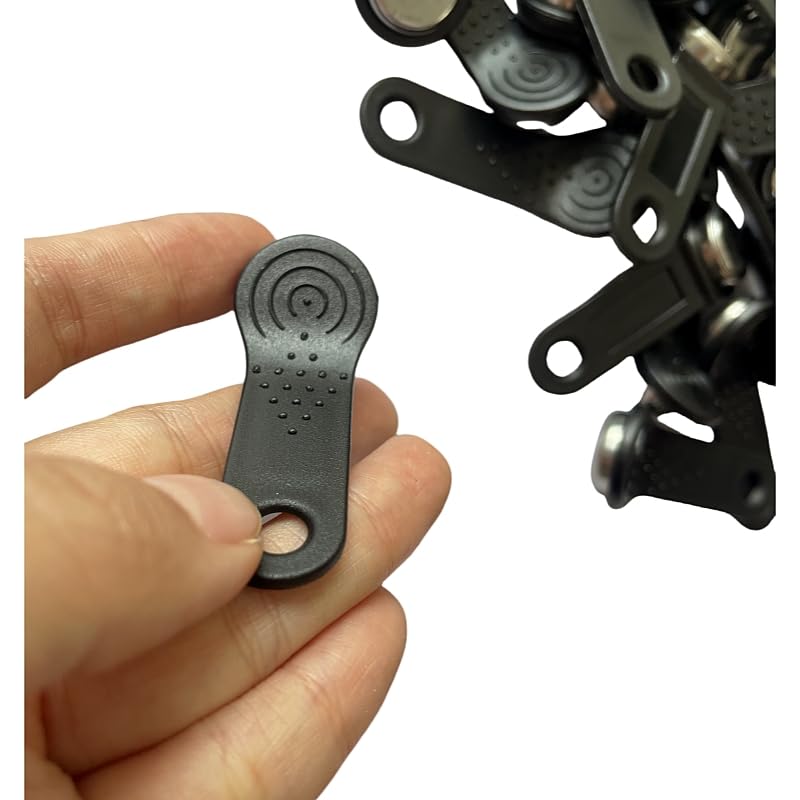 RFID DS1990A-F5, IButton Tag with Wall-Mounted Black Handle (Black 50pcs)
