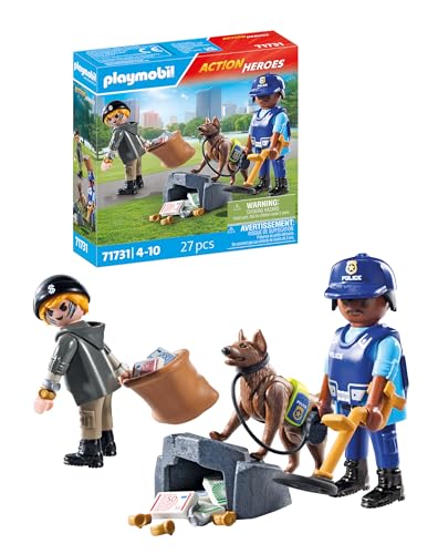 POLICIER CHIEN + VOLEUR PLAYMOBIL PLL71731