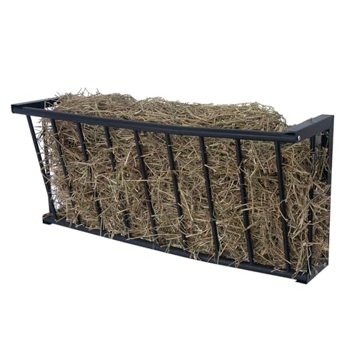 Indoorhey Rack Snapklik.com : BUYYAH Wall Mount Hay Rack, 40 Long Livestock Hay Feeder