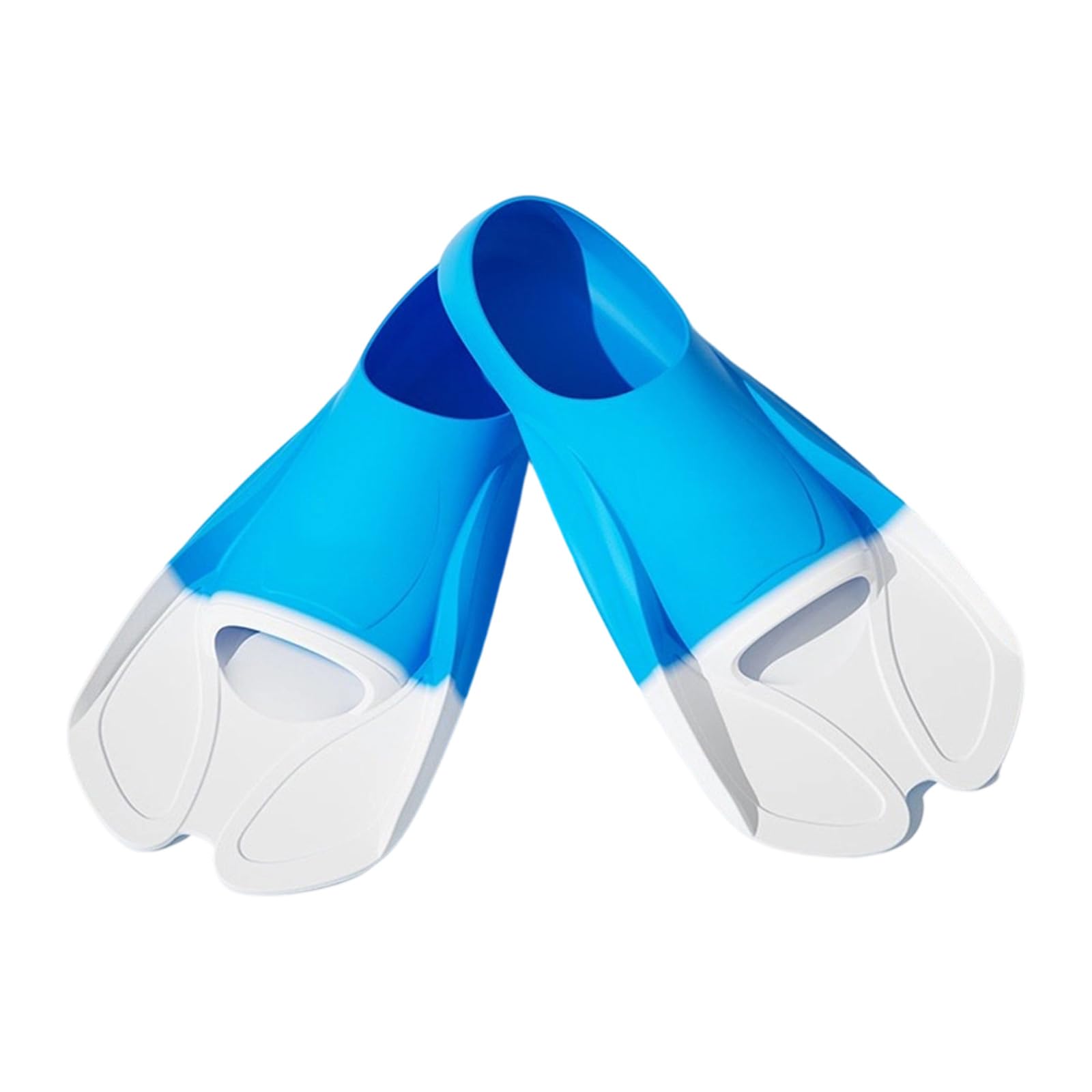 QIAOLIDA Flexible Snorkeling Training Fin Swim Flippers Travel Size Swim Fin for Men Women Snorkeling Diving Swimming Pool