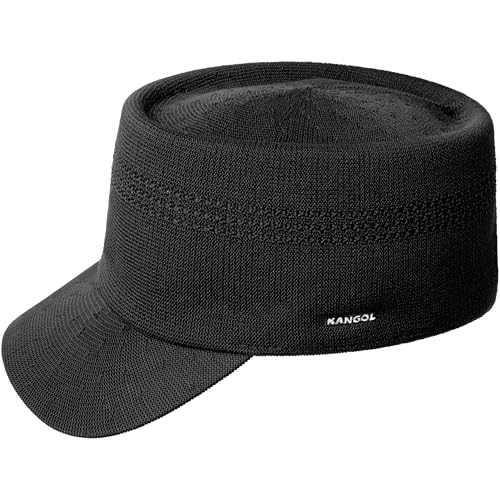Casquette plate Kangol Tropic Ventair Hardee design iconique finitions soignées noir