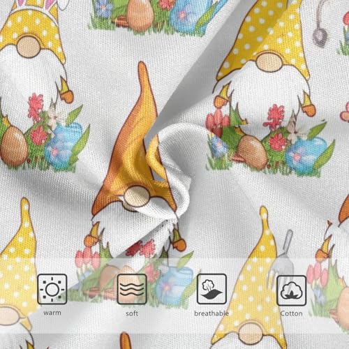 Joisal Cute Easter Gnomes Little Girl Panties Toddlers Underwear Floral Cotton Animals Briefs Undies Kids 2t3