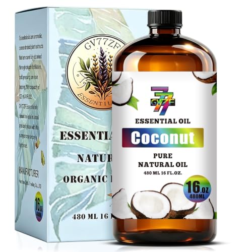 Image of Coconut Essential Oil for Diffuser Massage Home Coconut Oil 16 fl oz