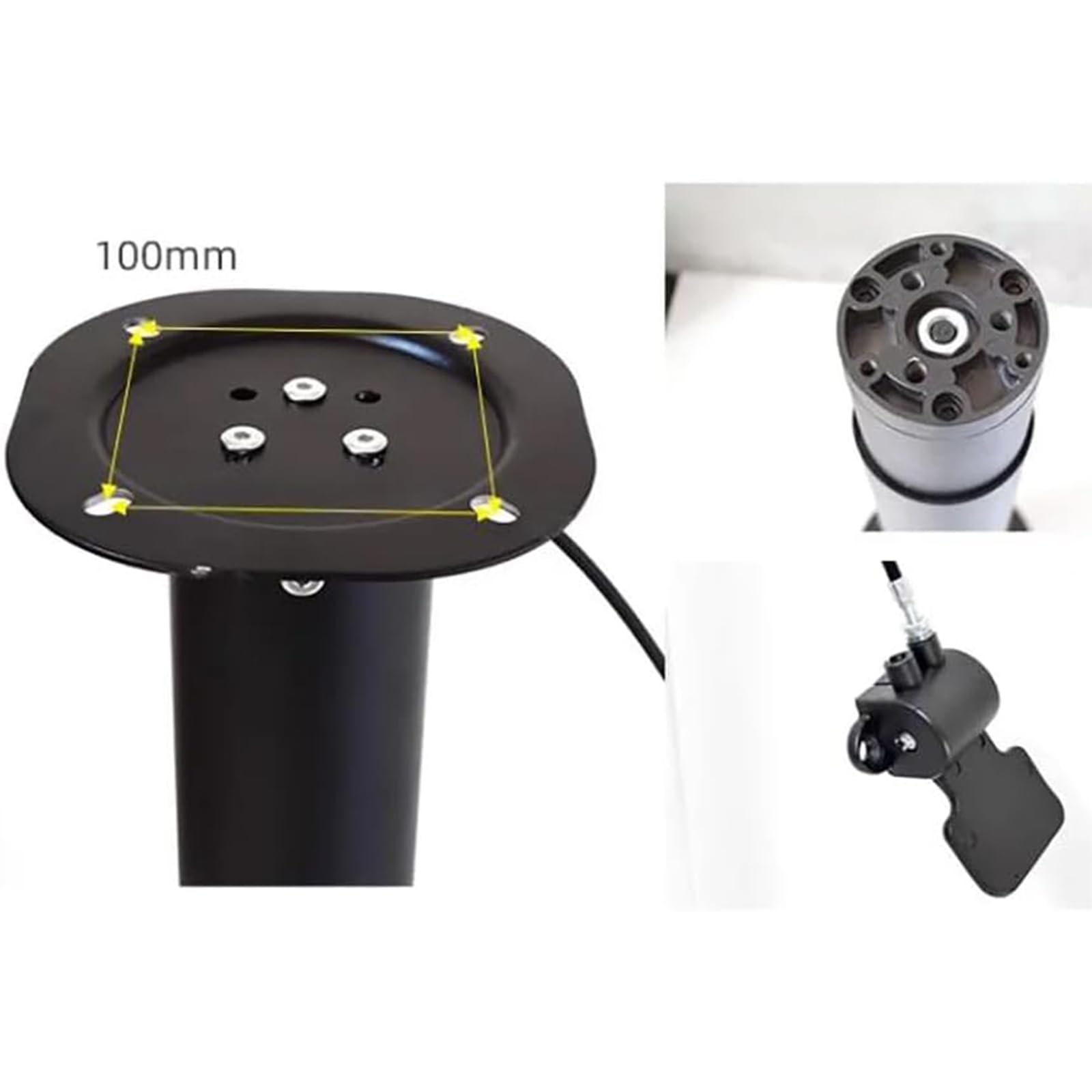 Sollevatore verticale pneumatico, tavolo di sollevamento regolabile in altezza, 470 mm-720 mm, con controller lineare per supporto piano di lavoro, adatto per bar e scrivania