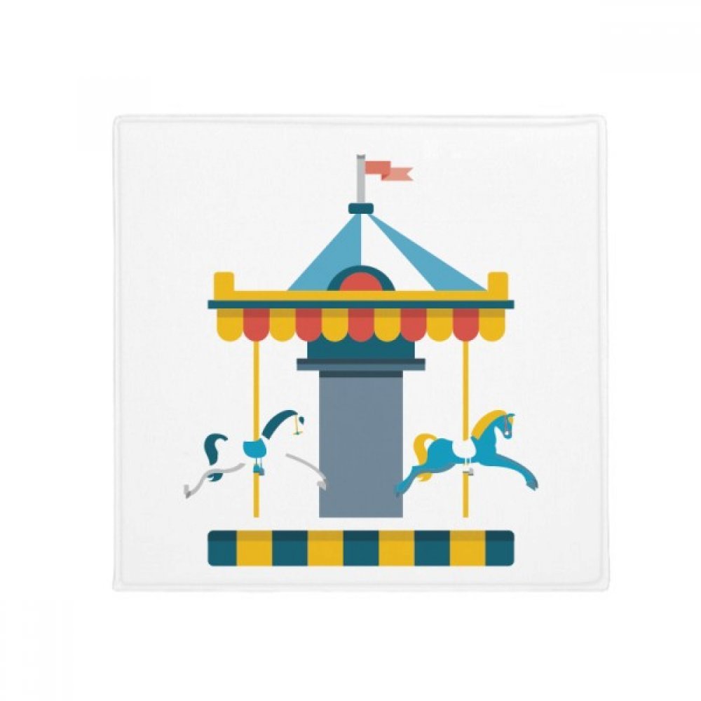 Tapis antidérapant carrousel pour maison et animal domestique 80x80