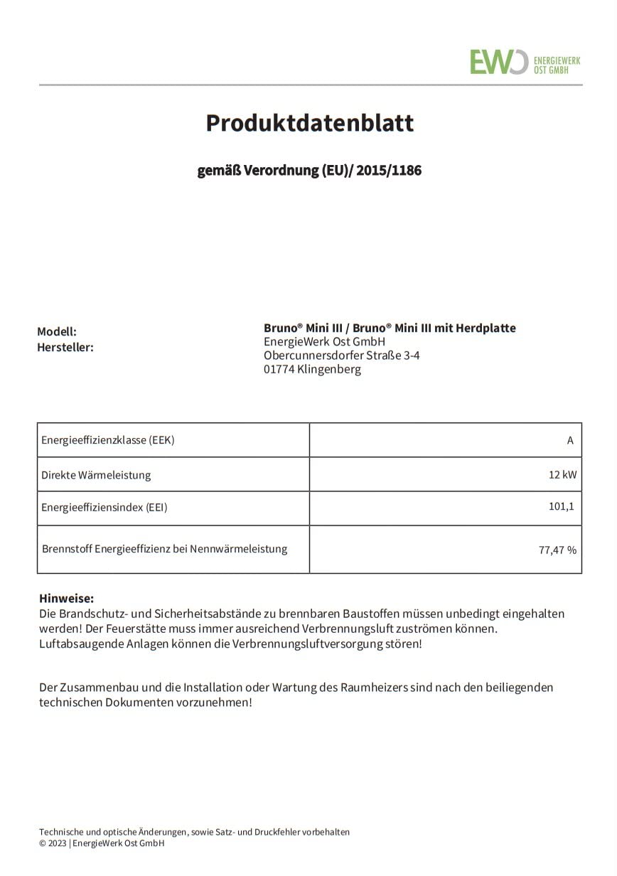 Werkstattofen Bruno Mini Iii 12 Kw Warmluftofen 