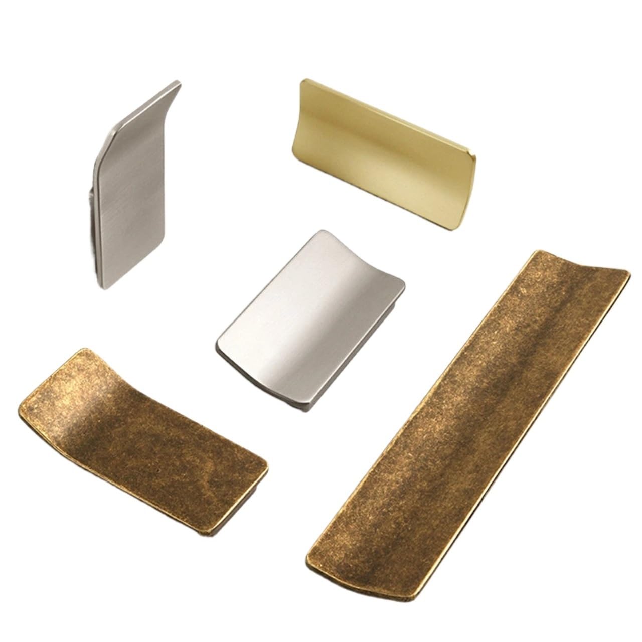 Qvorlth Antique Bronze 64Mm Vintage Cabinet Pulls 3Pcs Square Kitchen Cabinet Handle Retro Copper Cupboard Wardrobe Drawer Pull Furniture Hardware Door Knob(Antique Bronze 64Mm)