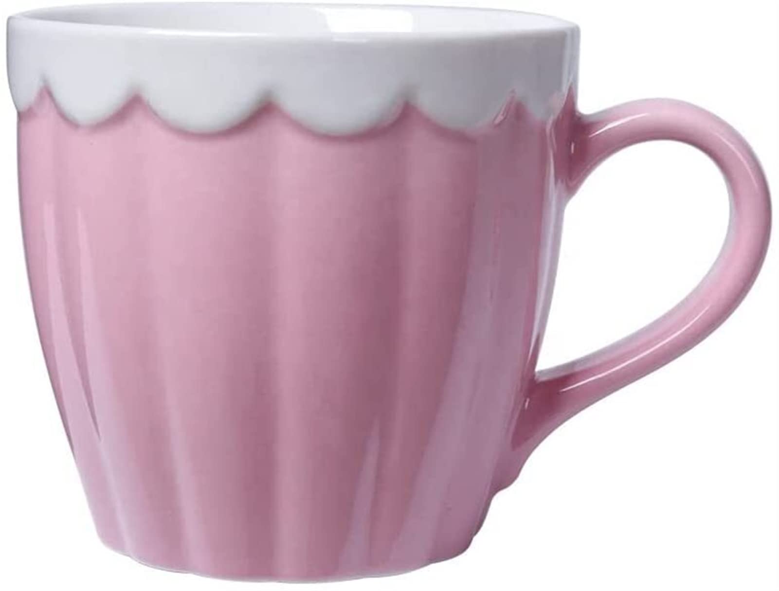 YNIYUJKL Coffee Cup Ceramic Cup Couple Cup Creative Home Office Breakfast Cup Milk Cup Office Home Desk Coffee Cup Capacity 380Ml. Coffee Cup