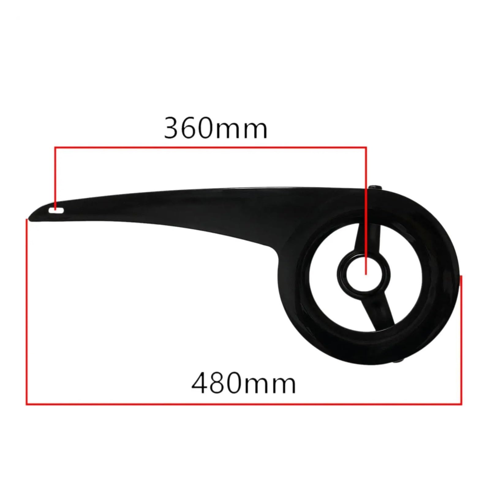 Kettenschutz Fahrrad Zubehör for Schutz der Fahrradkettenabdeckung, 32T-38T for Fahrrad, Schwarz, ganzes Set