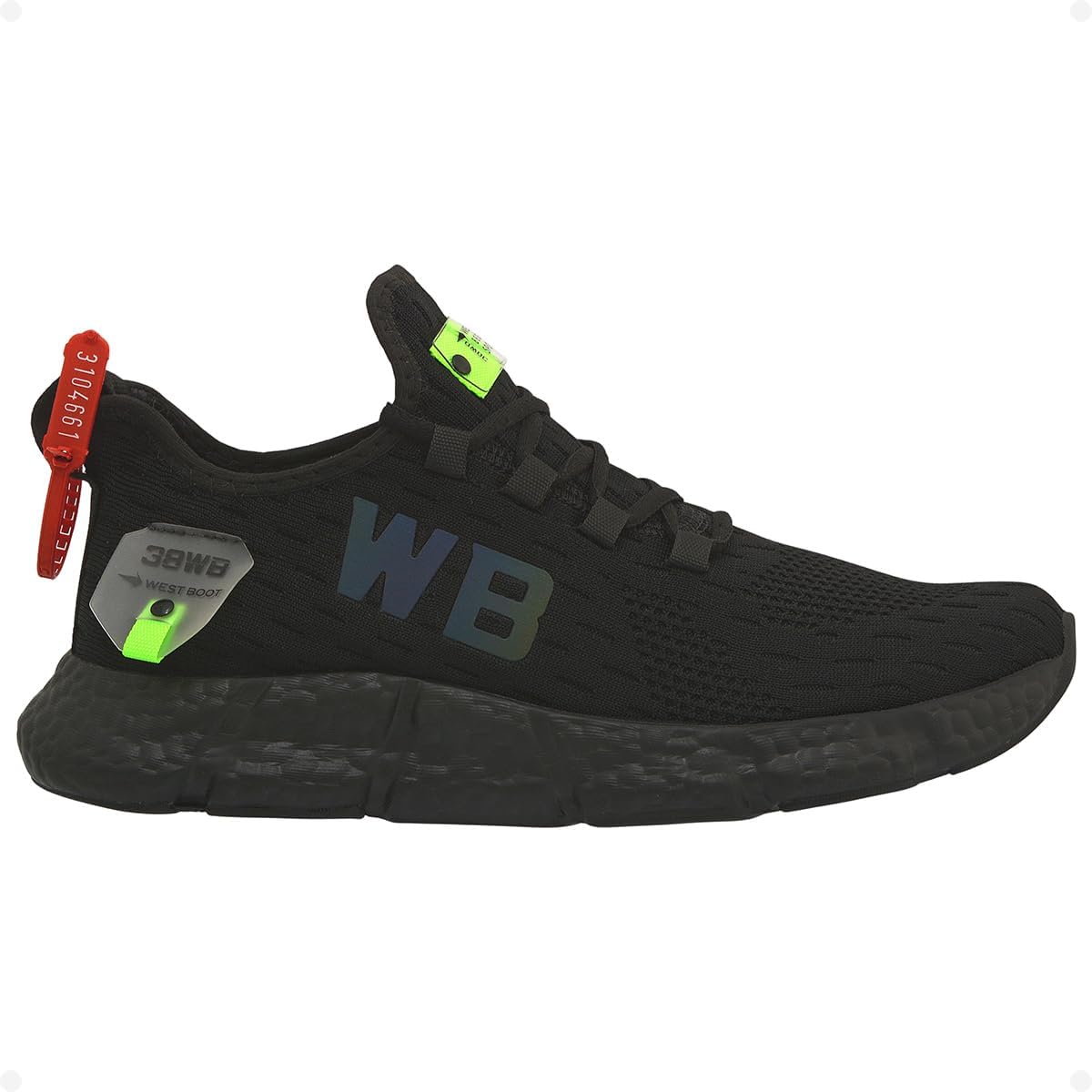 Tenis Masculino Academia Corrida Knit Confortavel Ultra Leve Originalk WB