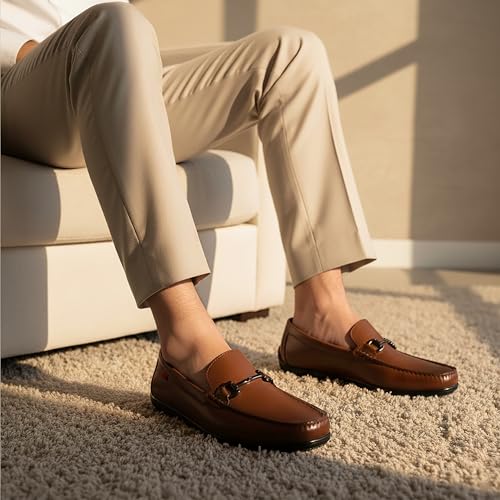 Image of Marc Joseph New York Men's Casual Hands Free Slip on Buckle Loafers