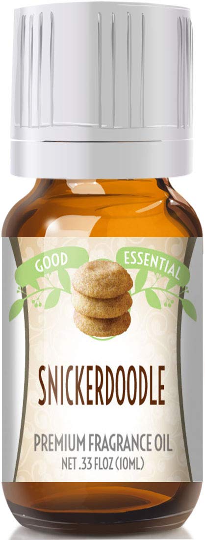 Good Essential 10ml Oils - Snickerdoodle Fragrance Oil - 0.33 Fluid Ounces - Snickerdoodle - 0.33 Fl Oz (Pack of 1)