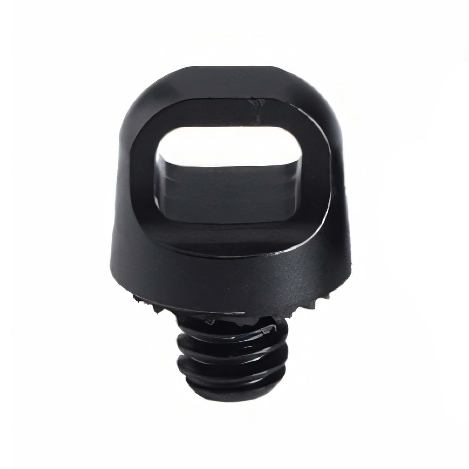 1/4-Inch Camera Tripod Mount Screw, Black, Slotted Coin-Slot Design, Compatible with DSLR and Mirrorless Cameras
