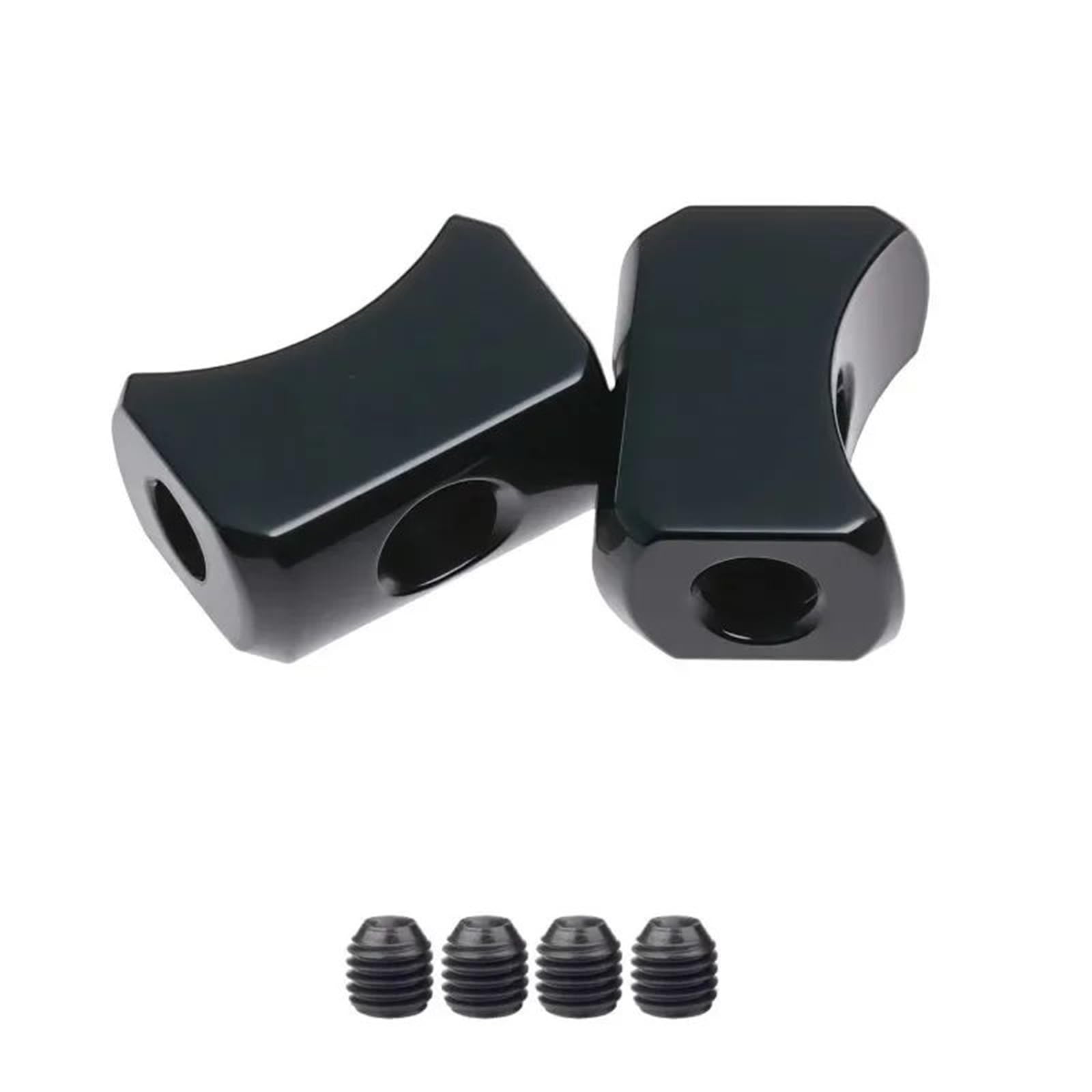 Per 1/10 1/8 Rc Auto Parti Aggiornamento 2 Pezzi Tubo Scarico Blocco Accessori Decorativi Ricambio Sostituire Modelli Giocattolo Ricambi Modellini RC