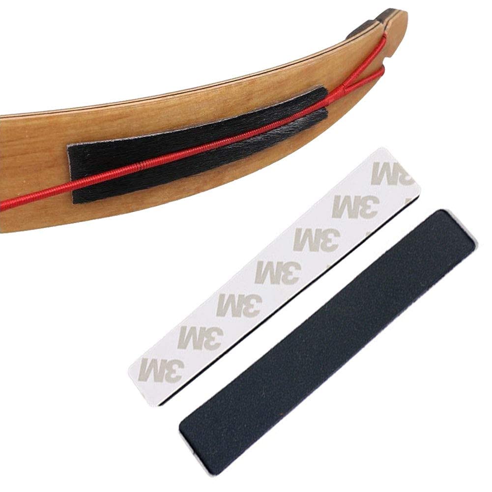 Obert Archery Bow String Silencers Set Leather Arrow Rest Plate